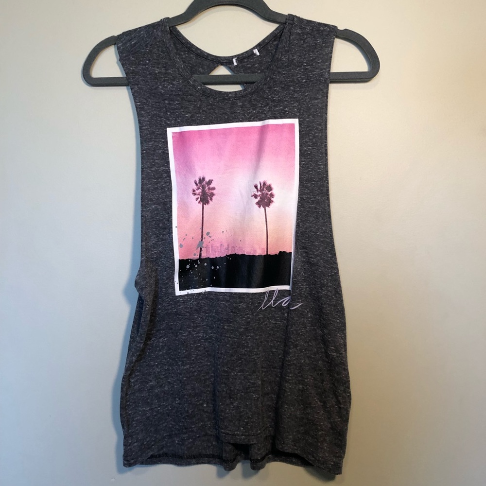 Muscle Tank with Open Back